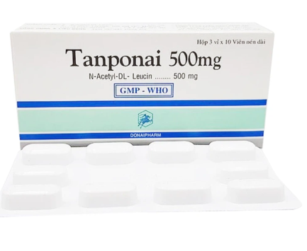 Thuốc Tanponai 500mg Donaipharm điều trị triệu chứng các cơn chóng mặt (3 vỉ x 10 viên)
